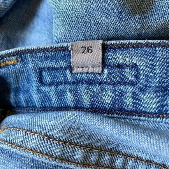 Citizens of Humanity COH Elsa Slim Fit Crop Jean Denim Light Medium Wash Size 26 - Picture 8 of 10